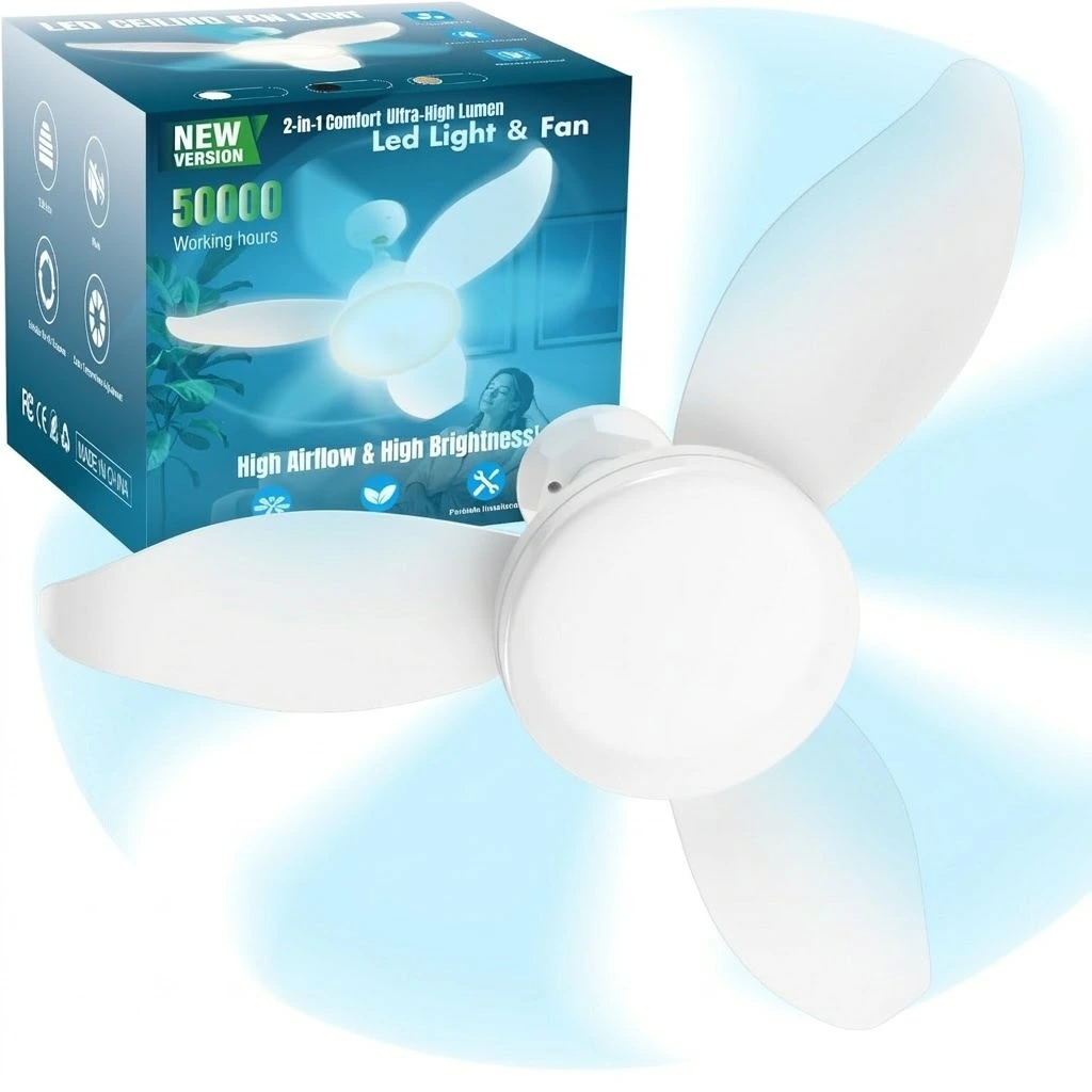 WZZIW Socket Fan Light